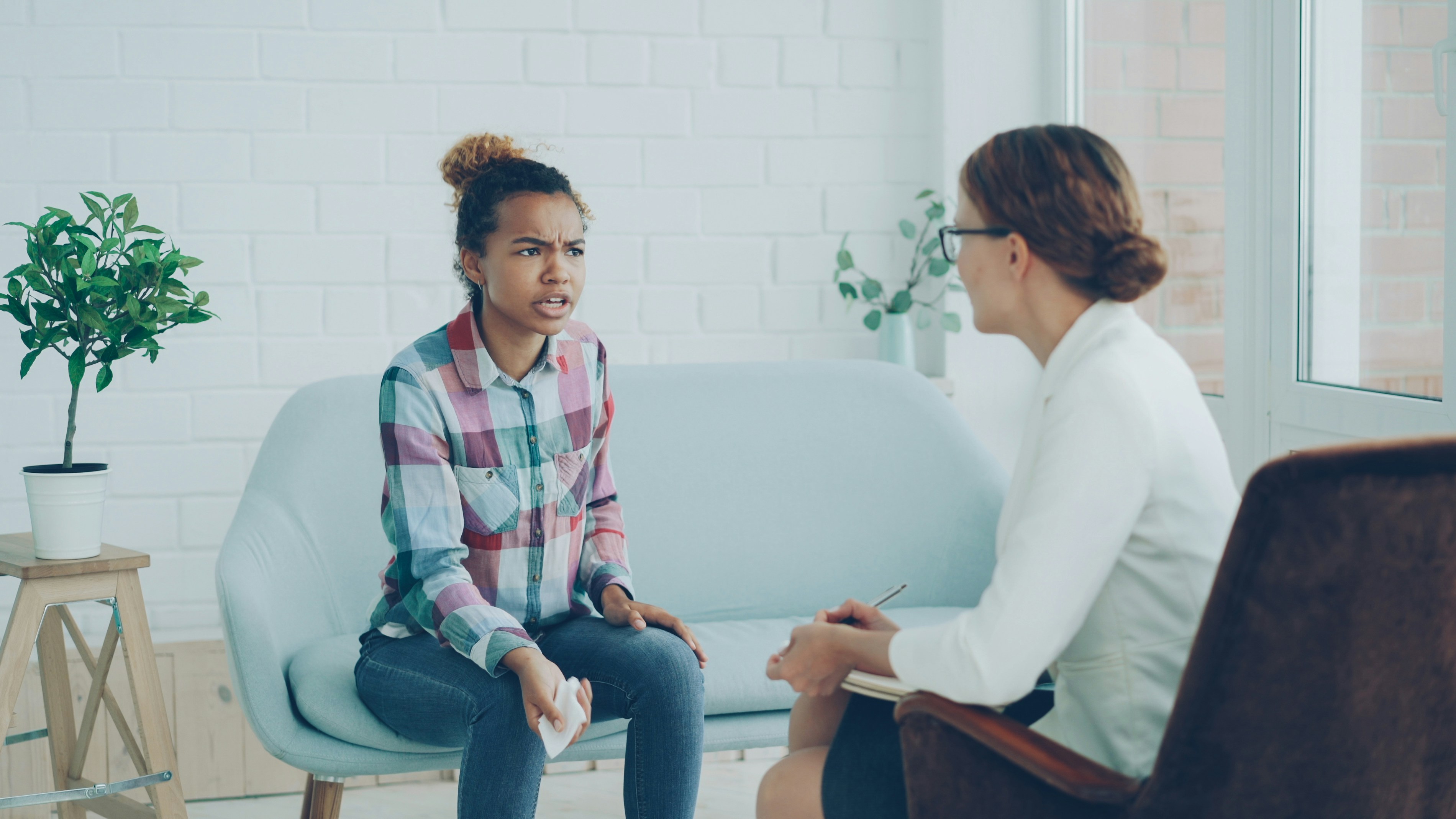 Consulta de saúde mental com escuta profissional